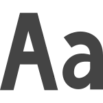 Text Label SVG Icon